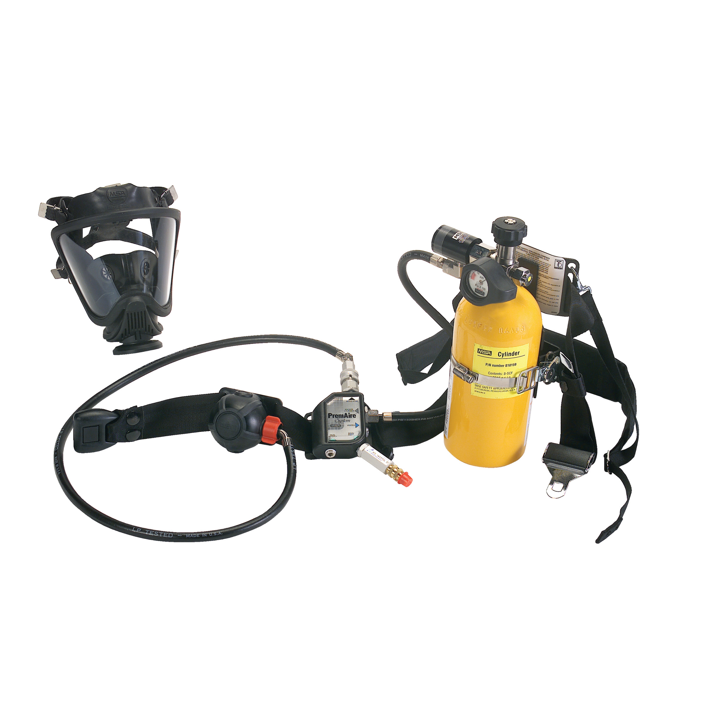 PremAire Cadet Supplied-Air Respirator Complete Assemblies - 30" IP (intermediate pressure), None, Advantage 4000 Facepiece